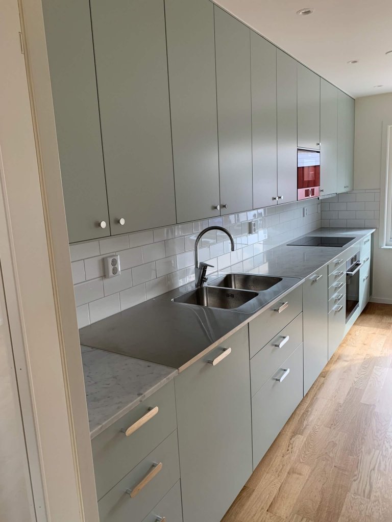 Renovering av radhus på Lidingö